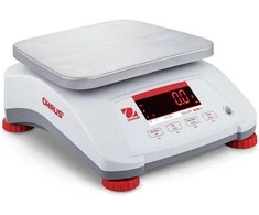 Virtuvinės svarstyklės VALOR 4000 svarstyklės su legalizavimu virtuvei, maitinimui, vandeniui IP68 LED 6Kg / 2g - OHAUS V41PWE6T-M