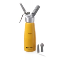 Plaktos grietinėlės sifonas pastelinis geltona 0,5 l - Hendi 975855