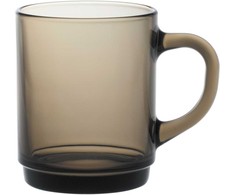 Szklanka su uchem Duralex VERSAILLES SEPIA 260 ml ruda - komplektas 6 vnt.