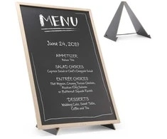 MENU reklaminė informacinė lenta su atraminiu pagrindu 40x60 cm - Hendi 664131