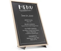 MENU reklaminė informacinė lenta su atraminiu pagrindu 40x60 cm - Hendi 664131
