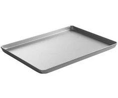 Taca cukiernicza piekarnicza ekspozycyjna su aliuminio 400x300x20mm sidabrinė - Hendi 808504