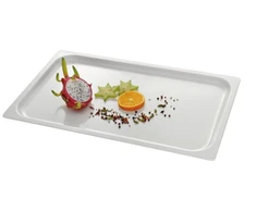 Indų ir maisto pateikimo padėklas 530x325mm GN 1/1 balta - Hendi 561607