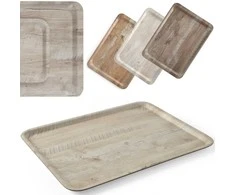 Serviravimo padėklas laminuotas šviesus medis 430 x 330 mm - Hendi 508862