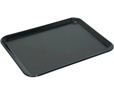 Melamino su maisto vitrinos padėklas 270x210x17mm juoda - Hendi 569009