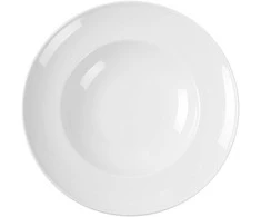 Talerz do makaronu spaghetti OPTIMA balta porcelana śr. 260mm - Hendi 770948