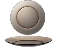 Duralex LYS SEPIA lėkštė ruda 235 x 20 mm - rinkinyje 6 vnt.