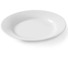 Lėkštė OPTIMA lėkštės, balto porceliano, skersmuo. 210mm rinkinyje 12vnt. - Hendi 770856