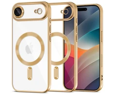 Tech-Protect MagFlex MagSafe dėklas skirtas Apple iPhone 17 Air – skaidrus aukso spalvos