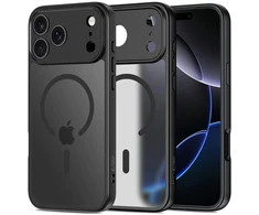 Tech-Protect BasicMag MagSafe dėklas skirtas iPhone 17 Pro Max – matinis juodos spalvos