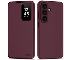 Dėklas Tech Protect „TechProtect“ išmanioji piniginė „Samsung Galaxy S26 Mulberry“