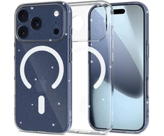 Tech-Protect FlexAir MagSafe dėklas skirtas Apple iPhone 17 Pro Max – skaidrus Glitter