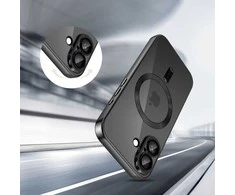 „Tech-Protect MagFlex MagSafe“ dėklas, skirtas „iPhone 17“ – skaidrus, juodas