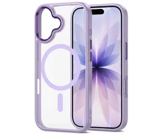 „Tech-Protect MagMat MagSafe“ dėklas, skirtas iPhone 17 - permatomas violetinis