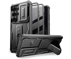 Dėklas Tech-Protect Kevlar Cam+ 2-Set Samsung Galaxy S26 Ultra juodos spalvos