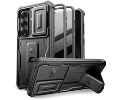 Dėklas Tech-Protect Kevlar Cam+ 2-Set Samsung Galaxy S26 juodos spalvos