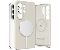 „Tech-Protect“ silikoninis „MagSafe“ dėklas „Samsung Galaxy S26 Ultra Cosmic Latte“