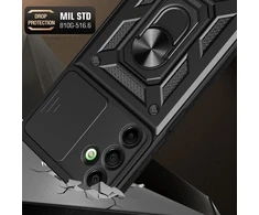 Tech-Protect CamShield Pro dėklas skirtas Samsung Galaxy A17 4G / 5G – juodos spalvos