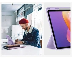 Tech-Protect SmartCase Pen dėklas skirtas Xiaomi Redmi Pad 2 11.0 – violetinės spalvos