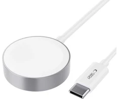 Tech Protect Magnetinis indukcinis įkroviklis Apple Watch USB-C 1.2m - baltas