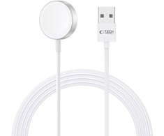 Tech Protect Magnetinis indukcinis įkroviklis Apple Watch 1.2m USB-A UltraBoost - baltas