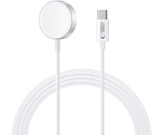 Tech Protect Magnetinis indukcinis įkroviklis Apple Watch USB-C 1.2m - baltas