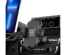 Tech-Protect V3 automobilinio telefono laikiklis kompaktinių diskų įrenginiui - juodas