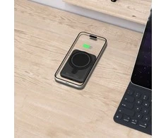 Tech-Protect LifeMag PB10 Powerbank su MagSafe 5000mAh 15W USB-C prievadu - juodas + USB-C laidas