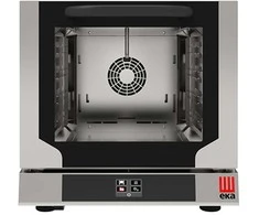 Tecnoeka „Evolution Next“ 4 skardų kepimo skarda, 429 x 345 mm, 3,15 kW, konvekcinė krosnelė su drėkinimu ir jutikliniu skydeliu