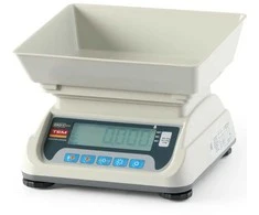 TEM Komercinės virtuvinės svarstyklės su patikra M LCD RS232 ECO+ 15 kg / 5 g