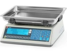 Virtuvinės svarstyklės TEM Pašto parduotuvės svarstyklės su M patvirtinimu, gili keptuvė, 30 kg, 225x295 mm