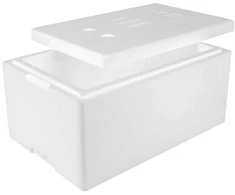 Thermobox, Styrofoam termo dėžutė su dangteliu, PZH sertifikatas, 580x380x285mm, 32L Arpack