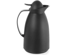 Juoda termosas su stikliniu įdėklu kavai ir arbatai. 1L – Hendi 449608