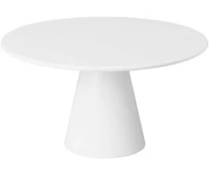 Hendi Padėklas tortui CASUAL, ant kojelės, baltas, melamino, D 31 cm, H 16 cm, 1 vnt