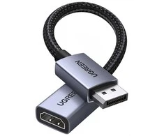 Kabelis Ugreen DisplayPort į HDMI 4K 30Hz vienakryptis adapteris - juoda