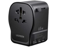 Adapteris Ugreen S550 65W kelioninis universalus - juoda