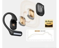 Ausinės Ugreen FitBuds OWS belaidės sportui IPX5 - juoda