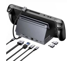 „Ugreen“ „Steam Deck“ doko šakotuvas USB-C 9w1 4K 120Hz - pilka