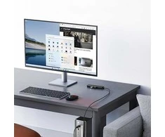 HUB Ugreen CM219 35574 with 4 USB-A 3.0 jungtys and USB-A 3.0 kabelis 1m - juodos spalvos