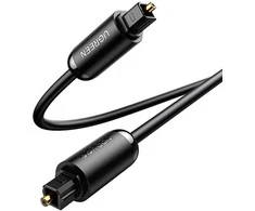 UGREEN AV122 Toslink Audio optinis kabelis 2m - Juodas