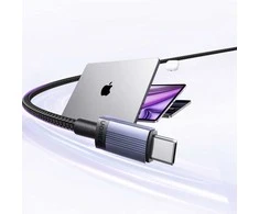 USB kabelis Ugreen USB-C į USB-C PD kabelis 240W 1m - juodas