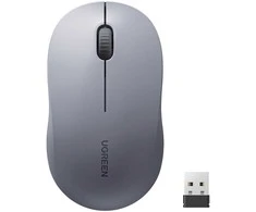 Ugreen Belaidė kompiuterinė pelė 2.4GHz / Bluetooth 5.4 (reguliuojamas DPI), pilka