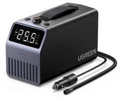 Ugreen 150 PSI 12V Electric Car Tire Pump with Digital Ekranas - Gray