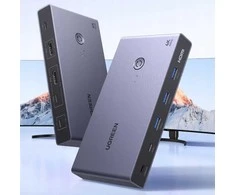 UGREEN CM731 2 viename USB-C + HDMI KVM jungiklis