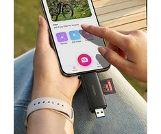 Ugreen 2in1 USB-C / USB-A SD 4.0 UHS-II Card Reader - Juodas