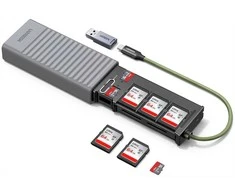 Adapteris / Skaitytuvas kart pamięci Ugreen CM856 USB / USB-C do kart SD i Micro SD