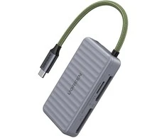 UGREEN CM868 USB-C kortelių skaitytuvas 2xSD1xTF 170MB/s (pilkas)