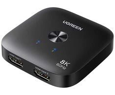 HDMI šakotuvas UGREEN AW700, 2x HDMI, 8K 60 Hz