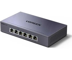 Šakotuvas Switch Ugreen przełącznik ethernet 6-Portowy 1Gb/s su PoE - pilka