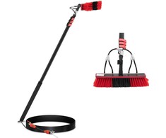 Ulsonix Teleskopinis šepetys su vandens jungtimi langų ir plokščių plovimui, plotis 35 cm, 165-540 cm